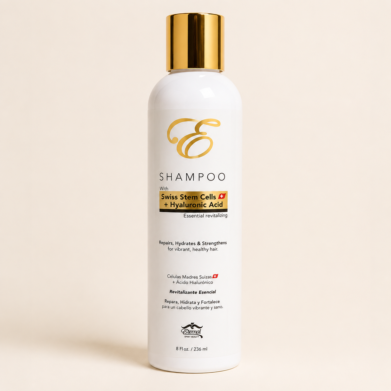 Eternal Spirit Beauty Shampoo with Swiss Stem Cells + Hyaluronic Acid – 8 fl oz