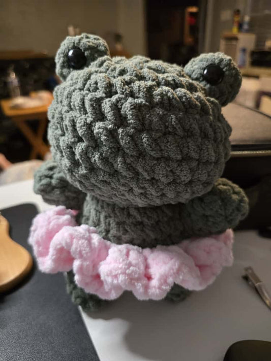 froggy ballerina home made crotchet